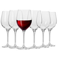 ROTWEINGLÄSER 6er-Set 530 ML - Transparent, Glas (0.45L) - Krosno Glass