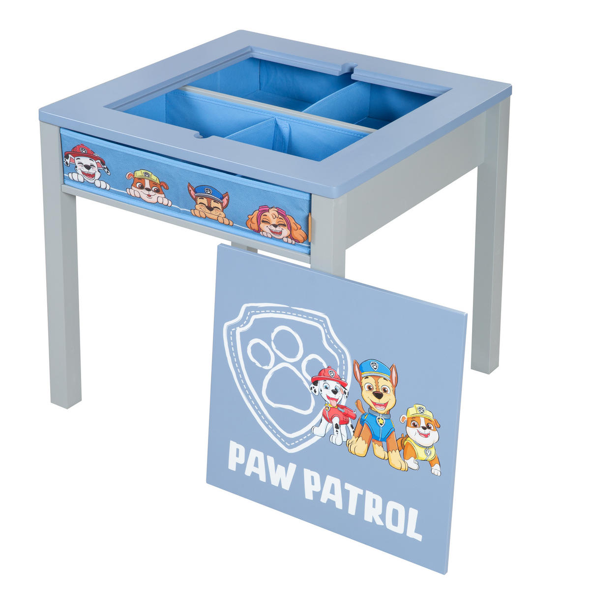 KINDERTISCH MIT WENDEPLATTE Paw Patrol - Multicolor, Holzwerkstoff (50/51/60cm) - Roba