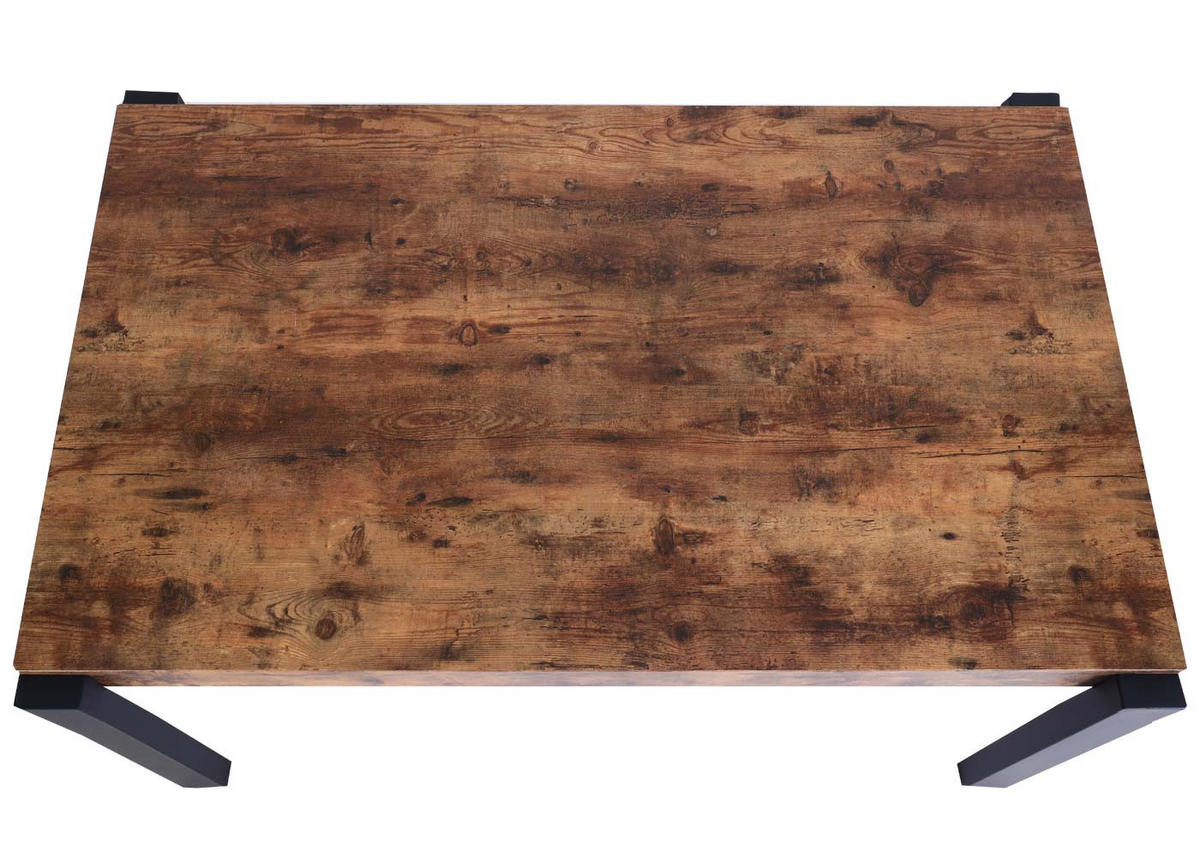 ESSTISCH rechteckig Wildeiche Dekor - Wildeiche, Holzwerkstoff (80/140/76cm) - MCW