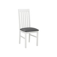 STUHL Nilo I, Holzfarbe: Weiß - Dunkelgrau/Weiß, Holz (43/96/48cm) - MIRJAN24