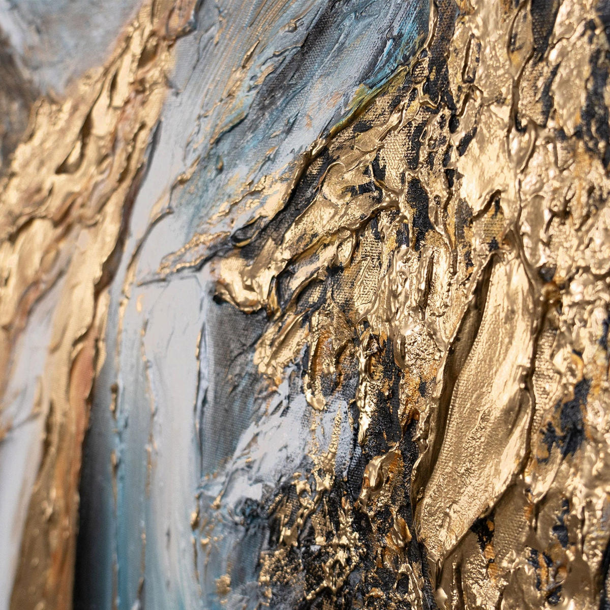 GEMÄLDE Ruf der Höhe auf Keilrahmen 115x50 cm - Multicolor, Holz (115/50cm) - YS-art gallery