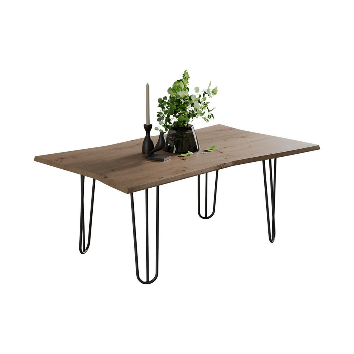 COUCHTISCH Yan Artisan 100 x 60 cm - Hellgrau, Holzwerkstoff (60/100/40cm) - Vicco