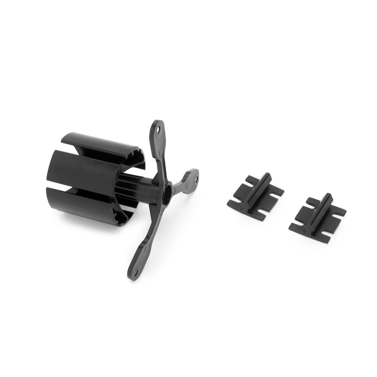 KABELEINFÜHRUNGSSÄULE Hexa, Kunststoff, Schwarz - Schwarz, Kunststoff (20/15.5/14cm) - EMUCA