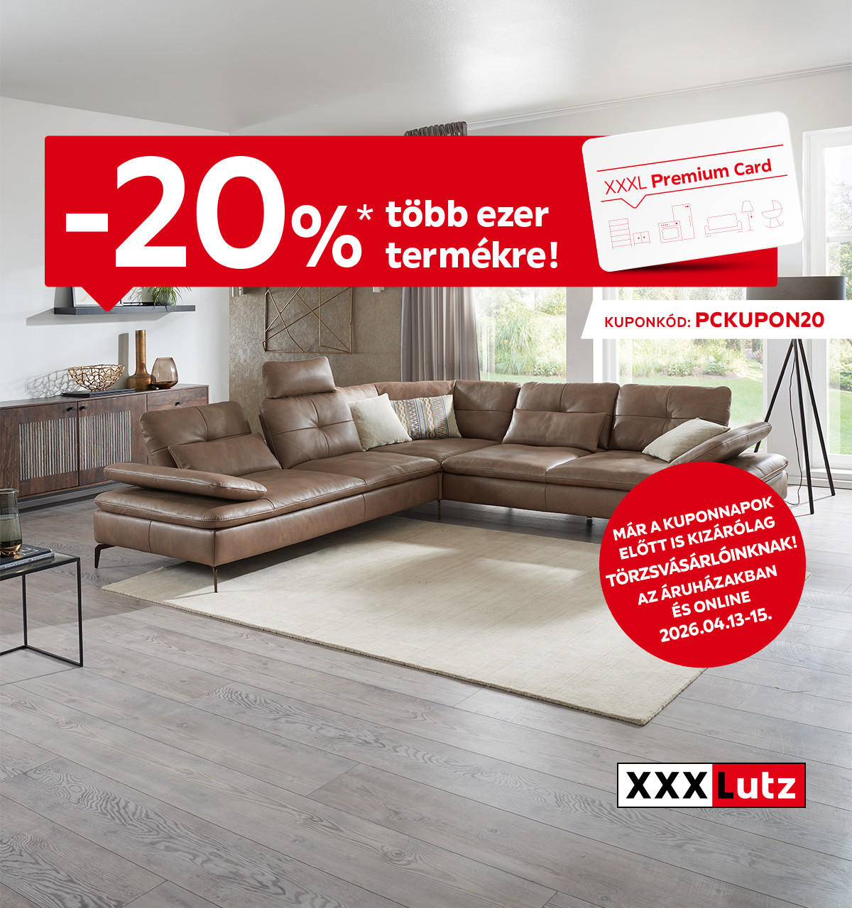 2026.04.13-04.15. között 20% kedvezményt adunk több ezer termékre az áruházakban és online a PCKUPON20 kuponkóddal, kizárólag törzsvásárlói kártyával. További információért kattintson a „Kivételek és részletek” gombra.