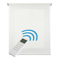 ROLLOS motorisiert Weiß, 100 x 250 cm - Weiß, Kunststoff (100/250cm) - STORESDECO
