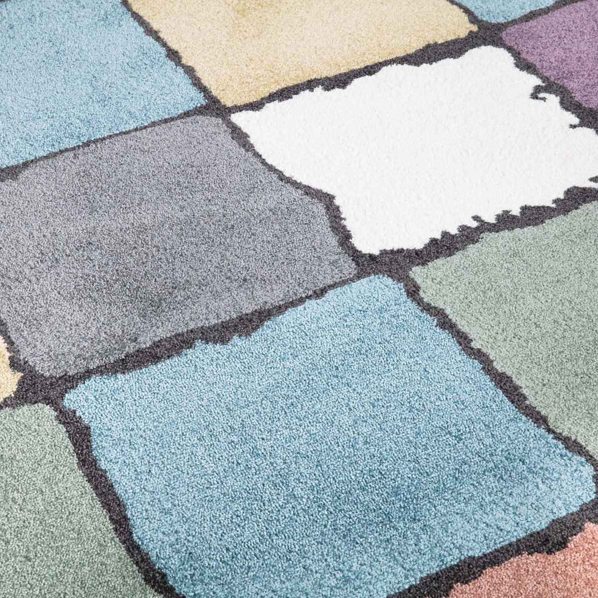 JUGEND-TEPPICH Young 919 Multi 120x160 cm - Multicolor, Textil (120/160cm) - carpet city