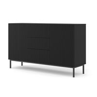 SIDEBOARD SCHWARZ - Schwarz, Holzwerkstoff (150/89/42cm) - FURNLUX
