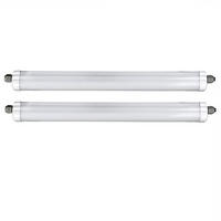 LED DECKENLEUCHTE Kunststoff Weiß 2er Set - Weiß, Kunststoff (150/6.5/5.8cm)