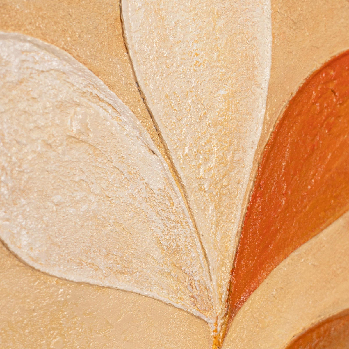 GEMÄLDE Flüstern des Laubs Schattenfugenrahmen Eichefarben 3-teilig - Eichefarben, Holz (70/70cm) - YS-art gallery