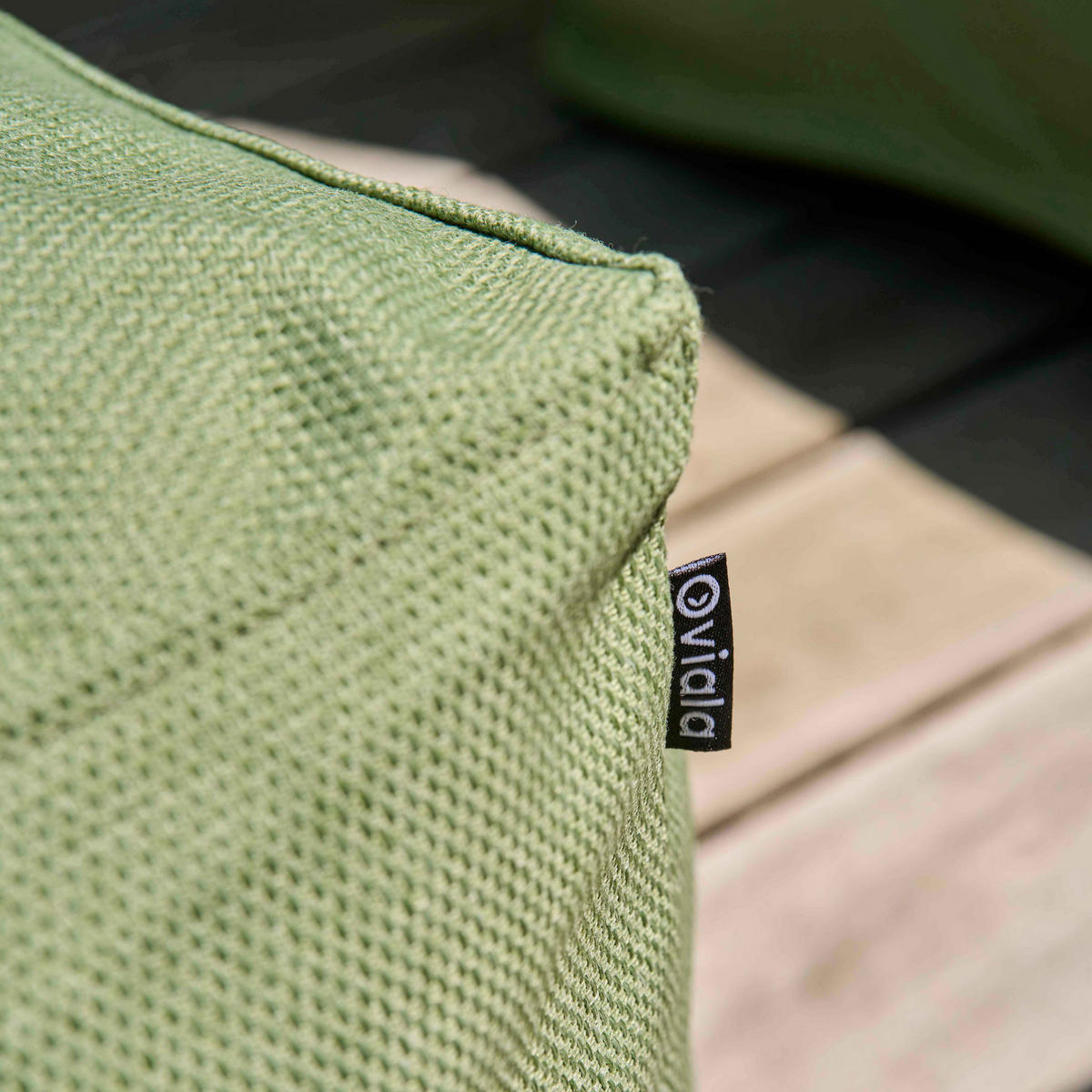 GARTENSOFA mit 4 Sitzplätzen, Kaktusgrünen - Grün, Textil - Oviala