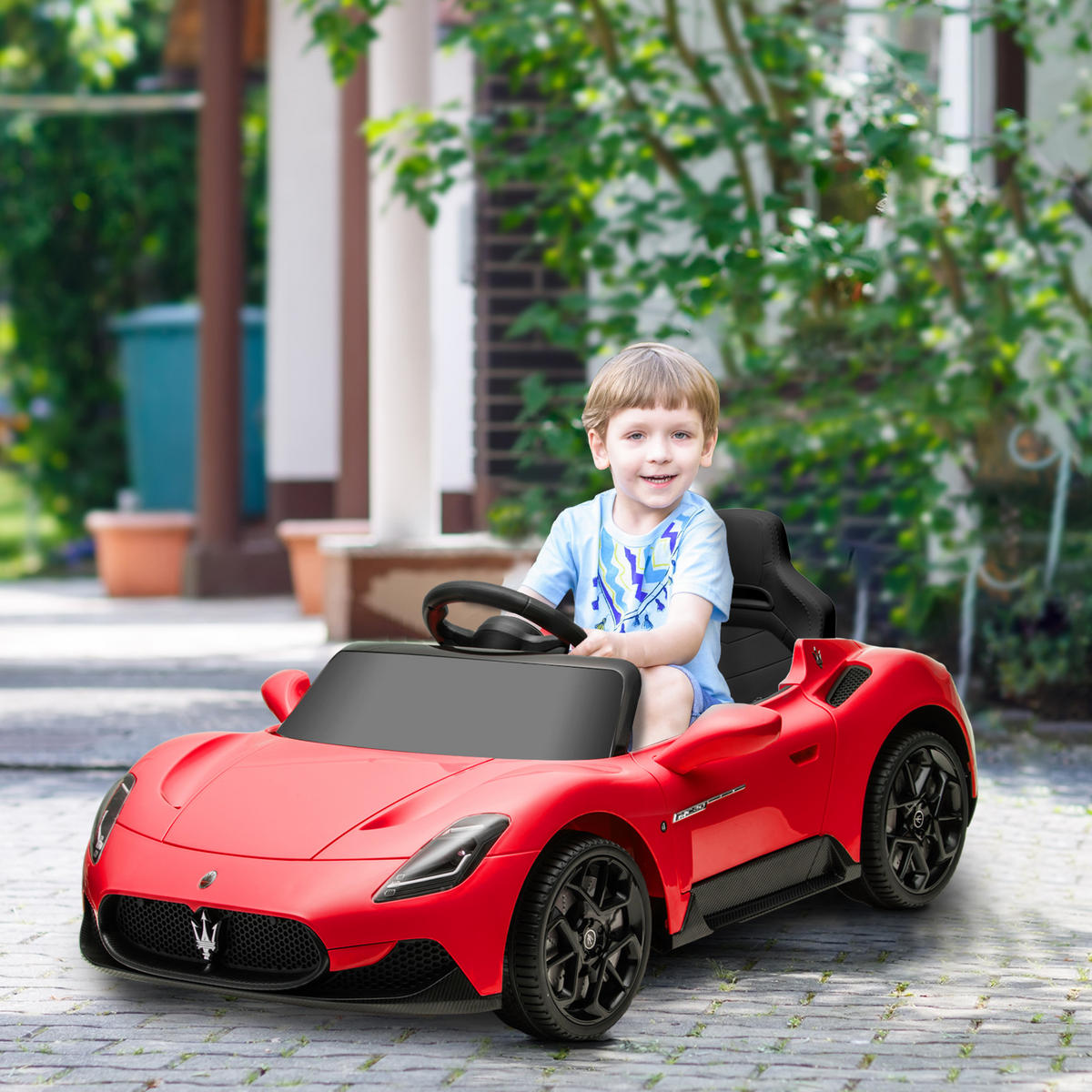 ELEKTRO-KINDERAUTO DE-13050 Fernbedienung Rot - Rot, Kunststoff (105/65.5/42cm) - ComfortXL
