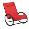 SCHAUKELSTUHL EIBY Outdoor Rot - Rot, Metall (61.5/97/111.5cm) - SVITA