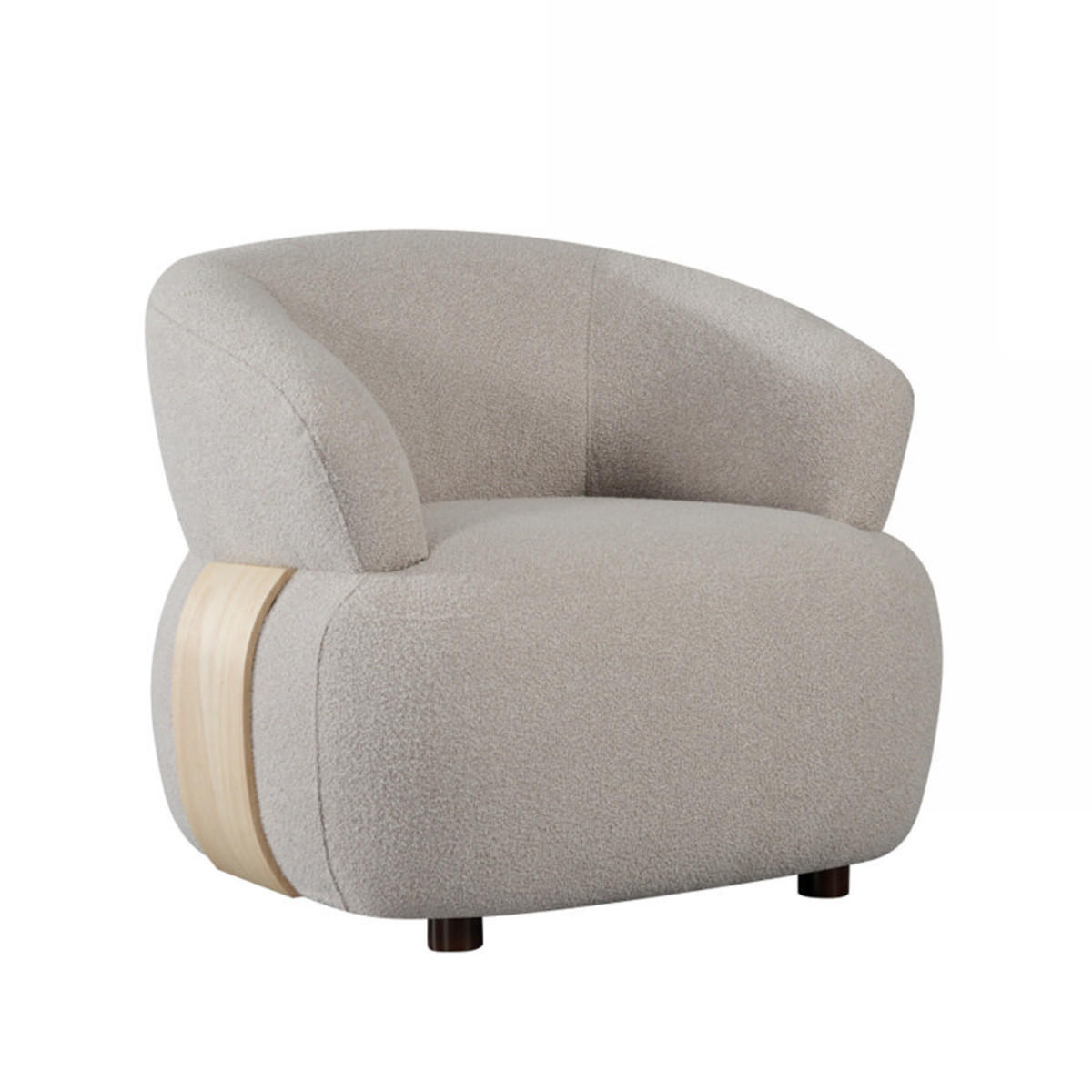 SESSEL Valenza Beige 79/83/73 cm - Creme, Textil (83/73/79cm) - LABEL51