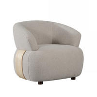 SESSEL Valenza Beige 79/83/73 cm - Creme, Textil (83/73/79cm) - LABEL51