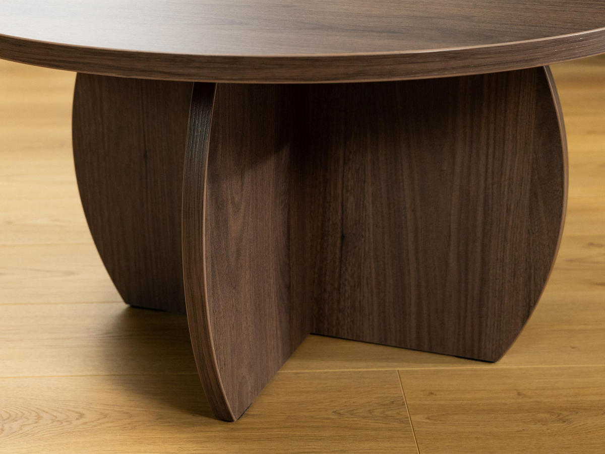 COUCHTISCH Tamisa - Nussbaumfarben, Holzwerkstoff (74/74/40cm) - MIRJAN24