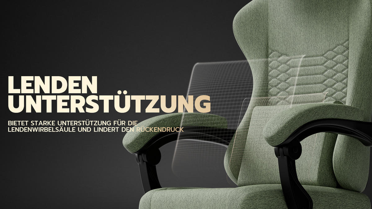 GAMINGSTUHL Grün 58,5/63/120,5 cm - Grün, Metall (58.5/120.5/63cm) - PANGIVO