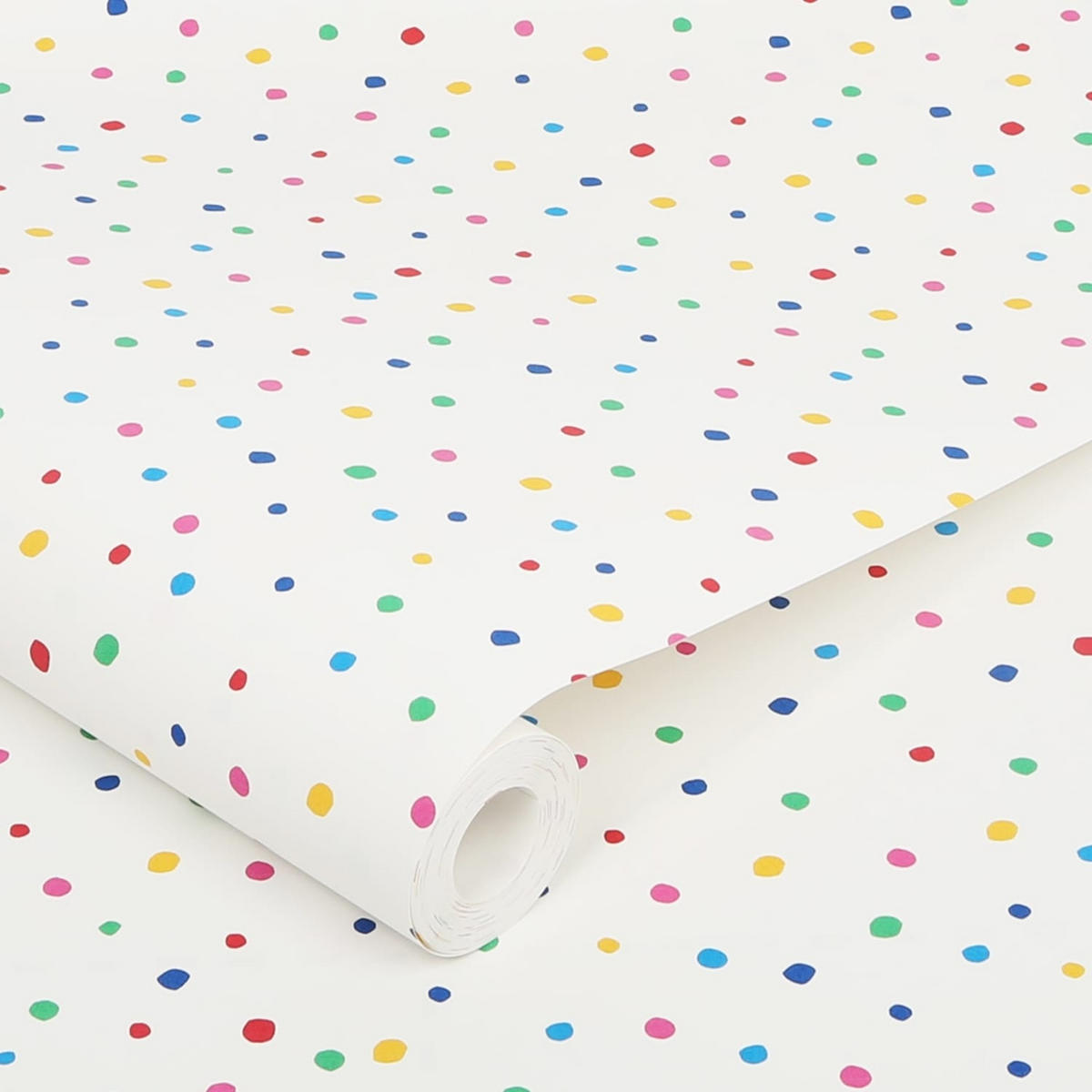 VLIESTAPETE - Konfetti Punkte Bunt - Multicolor, Papier/Kunststoff (52/1000cm) - Joules