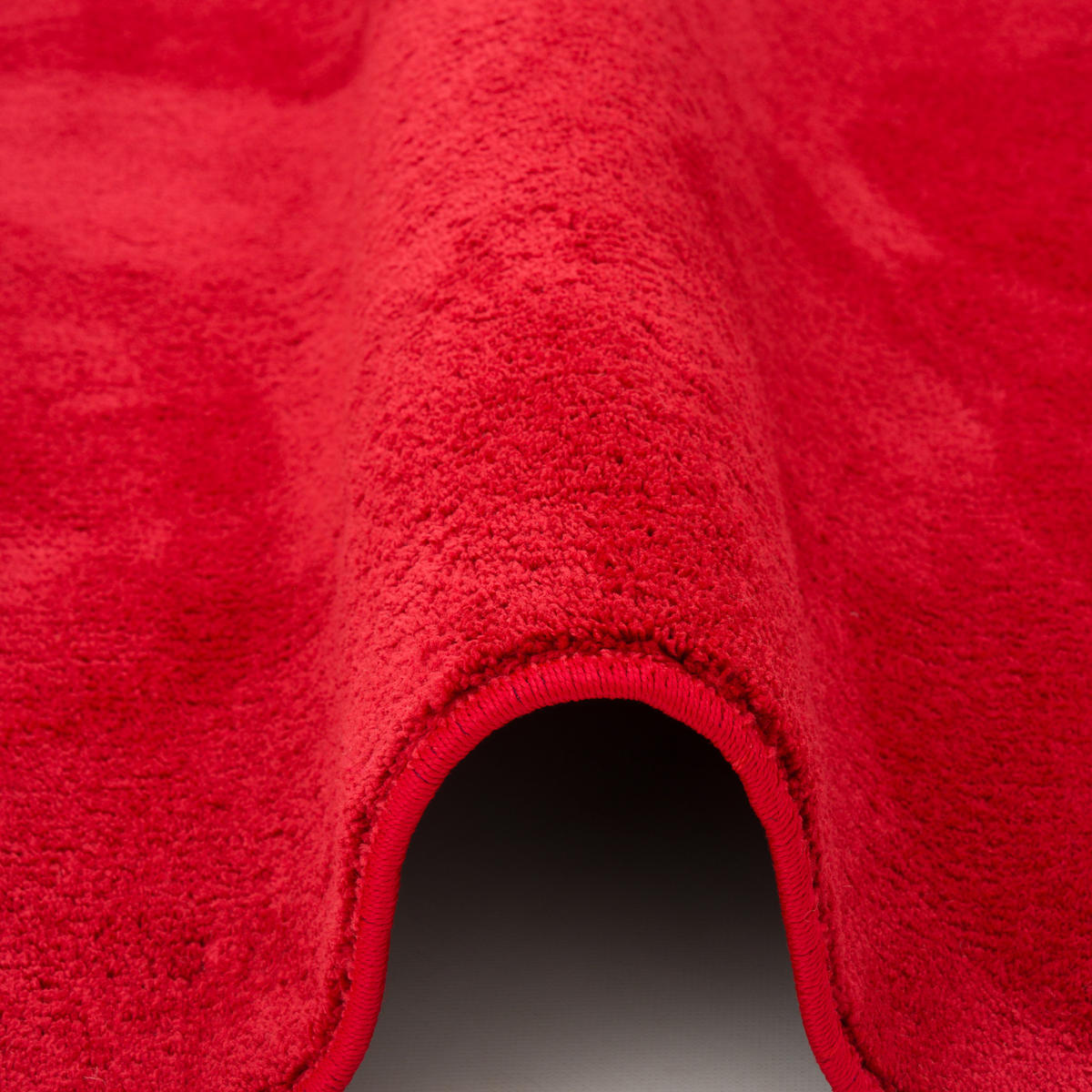 HOCHFLOR LANGFLOR TEPPICH SUPER SOFT MELIA RUND - Weinrot, Textil (120/120cm) - Pergamon