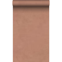 TAPETE Lehmputz 50 x 900 cm - Terracotta, Papier (50/900cm) - Origin Wallcoverings