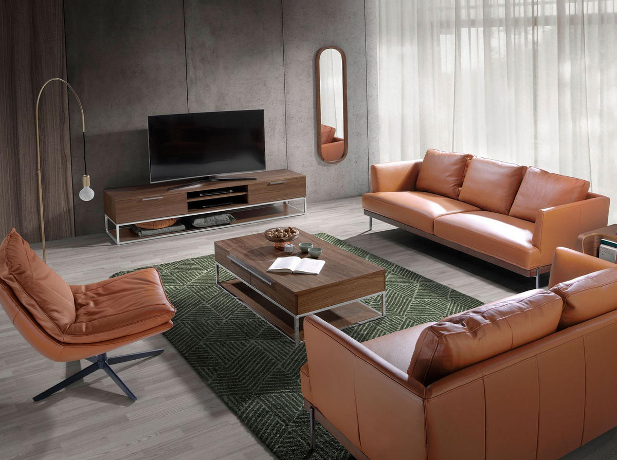 WANDSPIEGEL Wandspiegel Ovale Walnuss 40/150/4 cm - Walnussfarben, Holz (40/4/150cm) - ANGEL CERDA