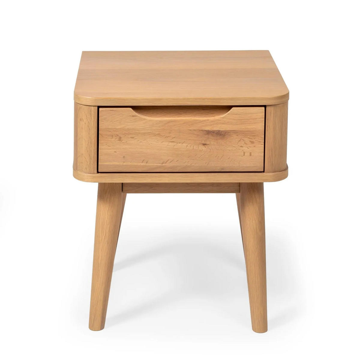 NACHTTISCH Nora 2er Set, Eiche - Beige, Holz (45/54/40cm) - WOODEK
