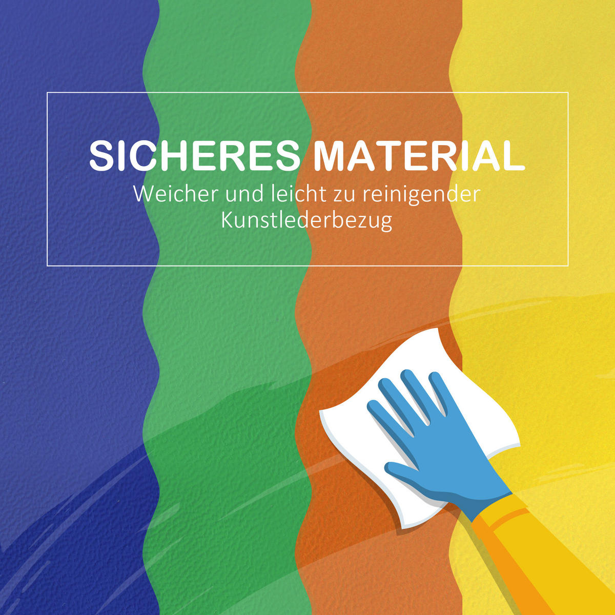 7-TLG. Softbausteine, Bausteinset, Riesenbausteine zum Toben & Klettern, Bunt - Multicolor, Kunststoff (40/11/60cm) - HOMCOM