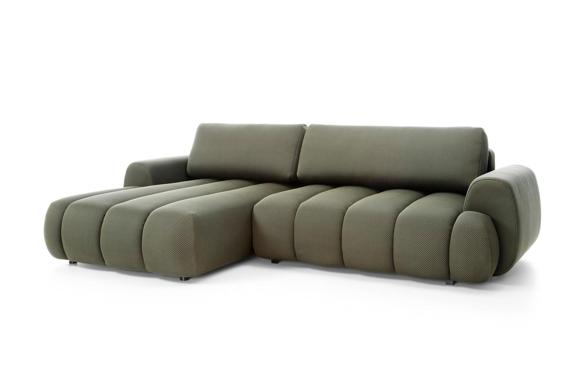 ECKSOFA PASSO Grün 272x168x81 cm - Grün, Textil (272/168cm) - FURNLUX