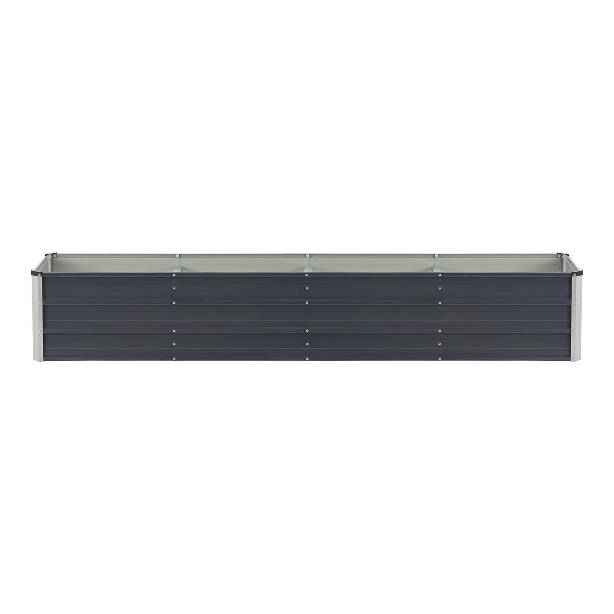 PFLANZBEET Nijmegen - Anthrazit, Metall (240/40/47cm) - [en.casa]