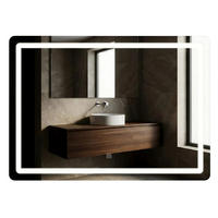 SPIEGEL Rea Led 80x60cm P10407 - Weiß, Glas (80/60/2cm) - REA