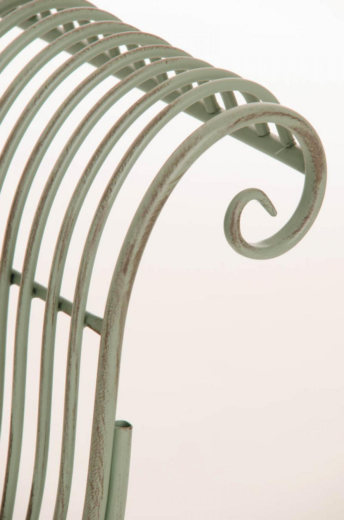GARTENLIEGE Metall antik-grün - Grün, Metall (156/78/46cm) - CLP