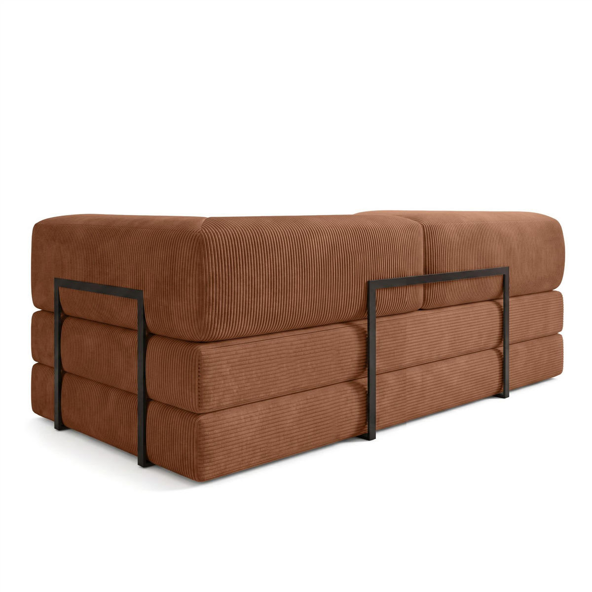 SCHLAFSOFA Danny - Braun, Holzwerkstoff/Textil (200/70/100cm) - Fun Möbel