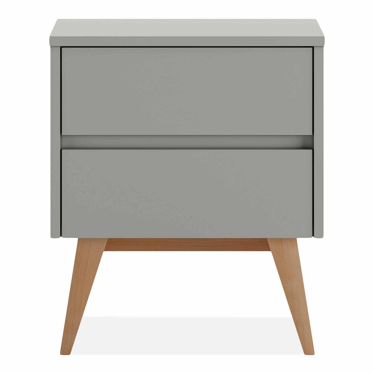 NACHTTISCH Dambi - Grau, Holz (51/59/43cm) - KONSIMO®