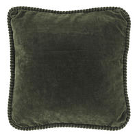 DEKOKISSEN Carmel Grün 45/45/8 cm - Grün, Textil (45/45cm) - Unique Living