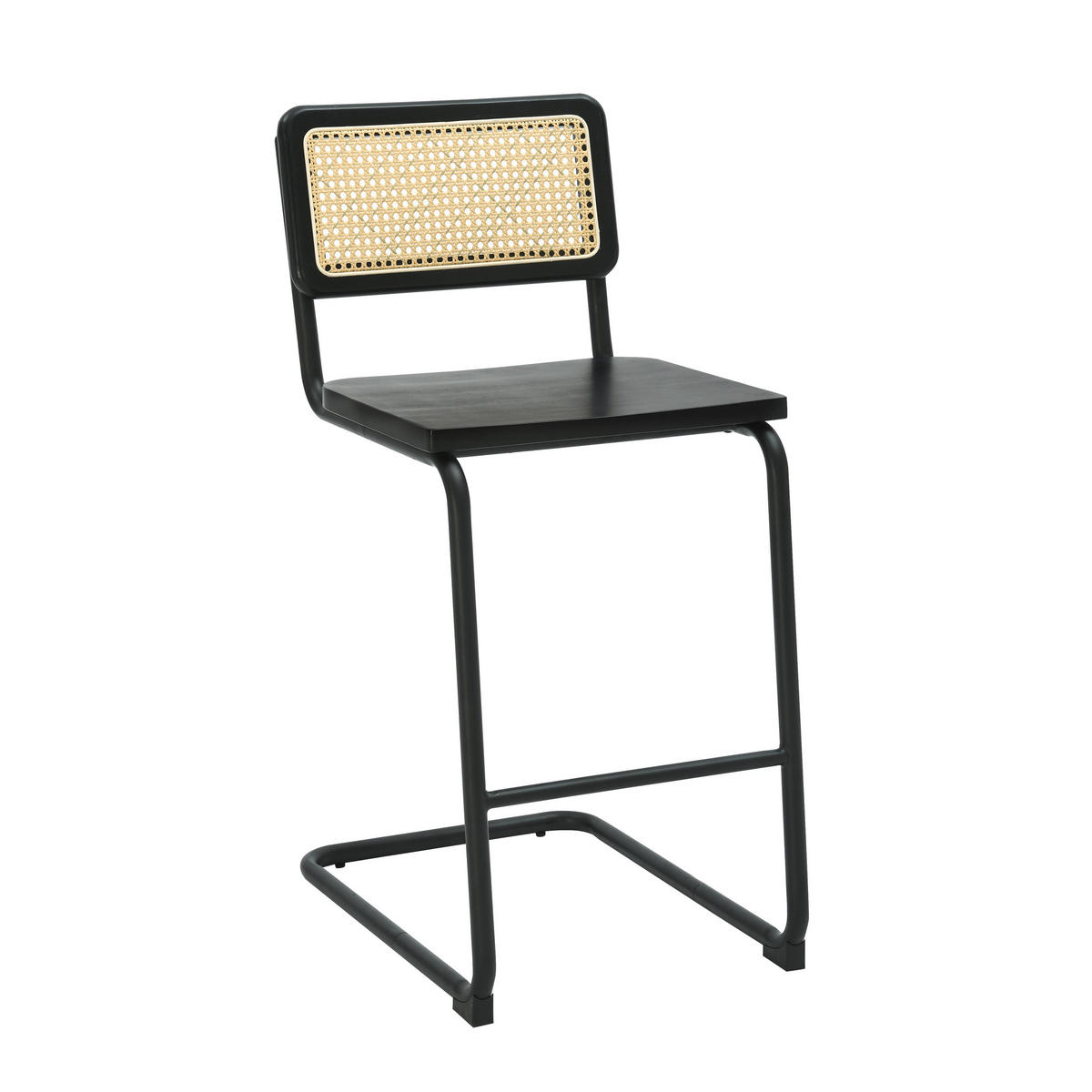 STUHL 2-tlg., Schwarz - Schwarz, Holz (55/96/45cm) - Oviala