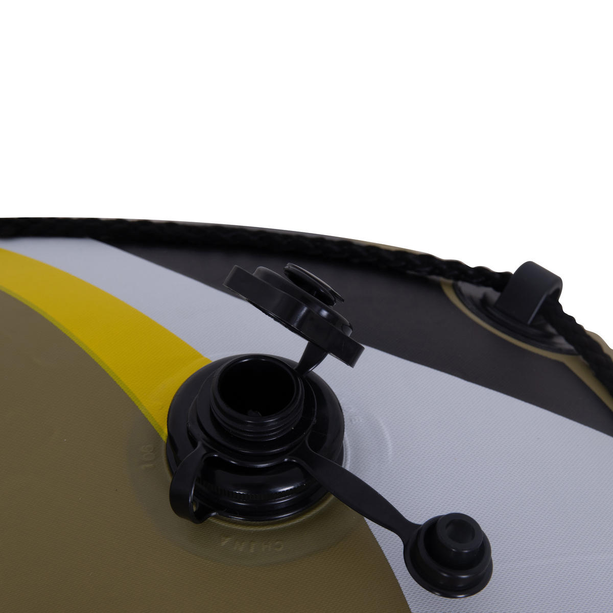 SCHLAUCHBOOT Fishman 200 - 2 Personen190 kg 218x110x36 cm - Gelb/Schwarz, Kunststoff (218/110/36cm)