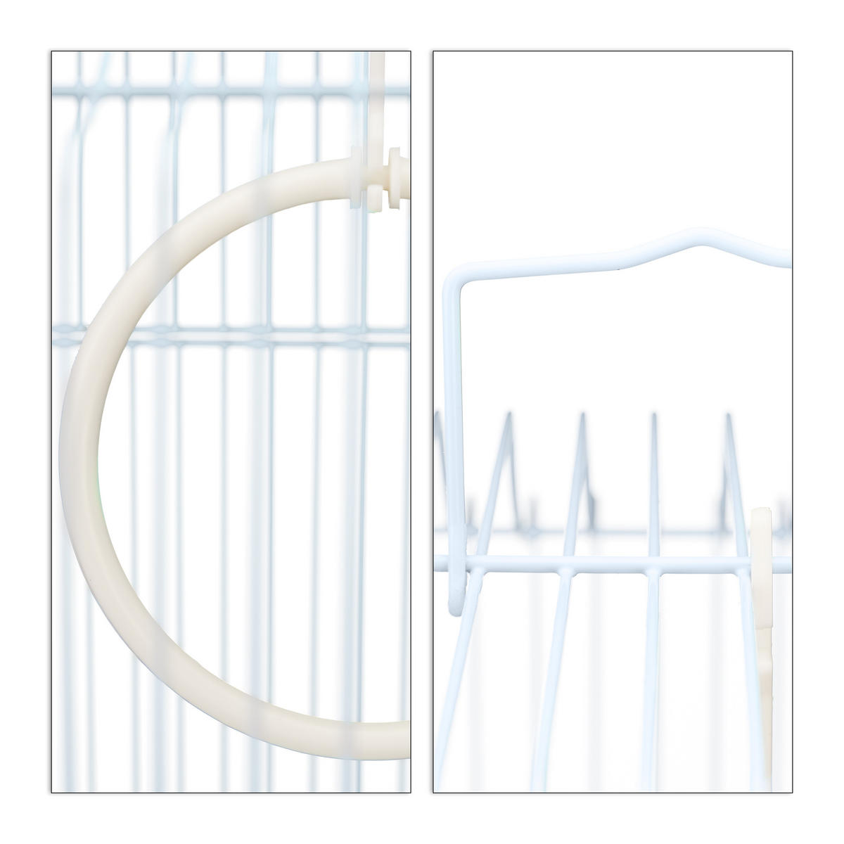 VOGELKÄFIG - Multicolor, Kunststoff/Metall (35/49.5/32cm) - Relaxdays