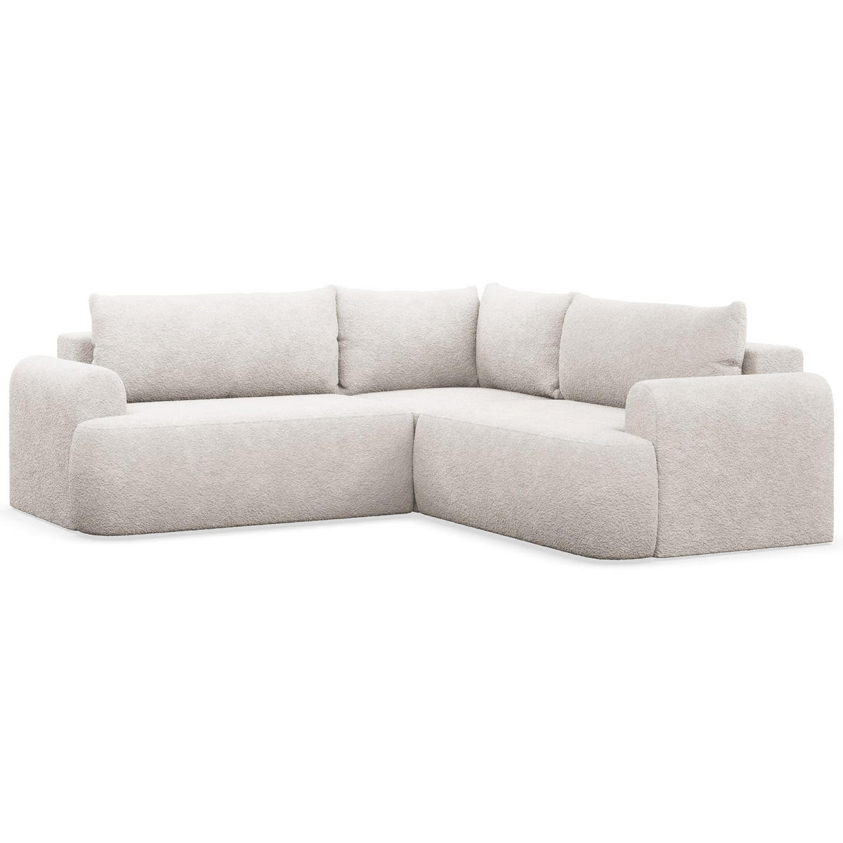 ROHOVÁ POHOVKA Ovo Žlutá látka univerzální s úložným prostorem - černá/krémová, textil/plast (245/245cm) - Selsey