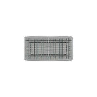 PLATTE Square grau 28 x 14 cm - Grau, Glas (14/2.3/28cm) - Nachtmann