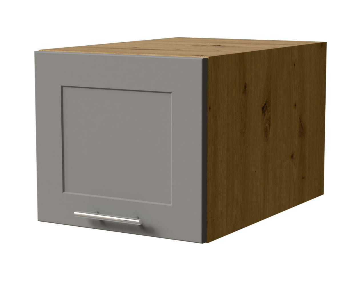 Feldmann-Wohnen Küchenaufsatzschrank Grau, Eiche Artisan 40x36x59 cm