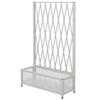 RANKGITTER Weiß - Weiß, Metall (90/152/35cm) - MCW