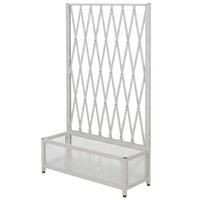 RANKGITTER Weiß - Weiß, Metall (90/152/35cm) - MCW