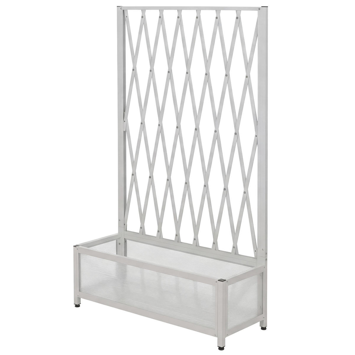 RANKGITTER Weiß - Weiß, Metall (90/152/35cm) - MCW