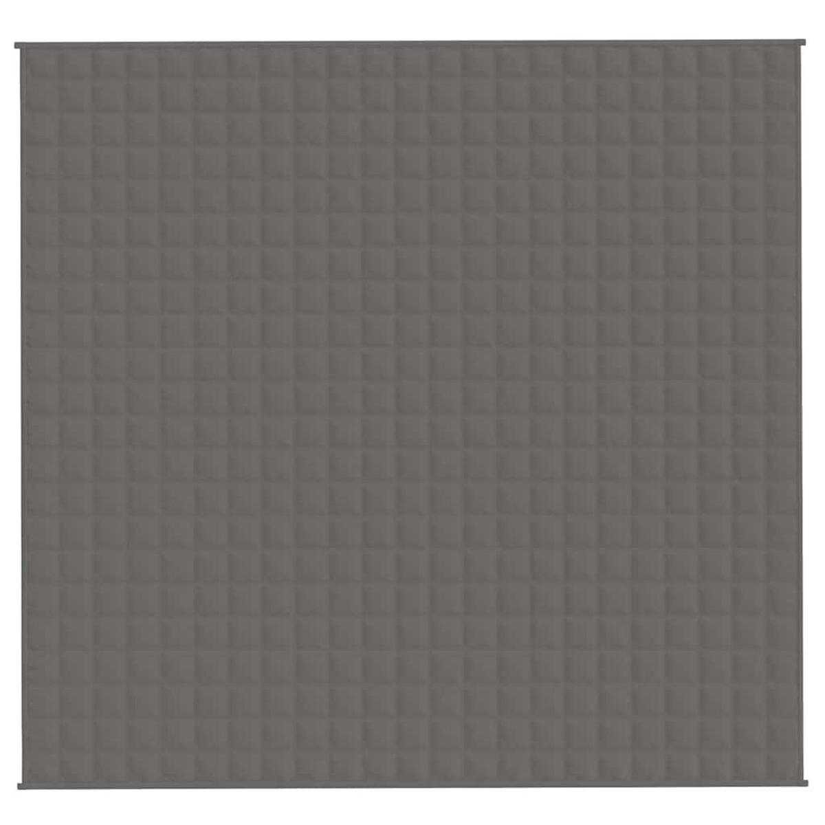 GEWICHTSDECKE Grau 220/240 Cm 11 Kg Stoff - Grau, Textil (220/240cm) - vidaXL