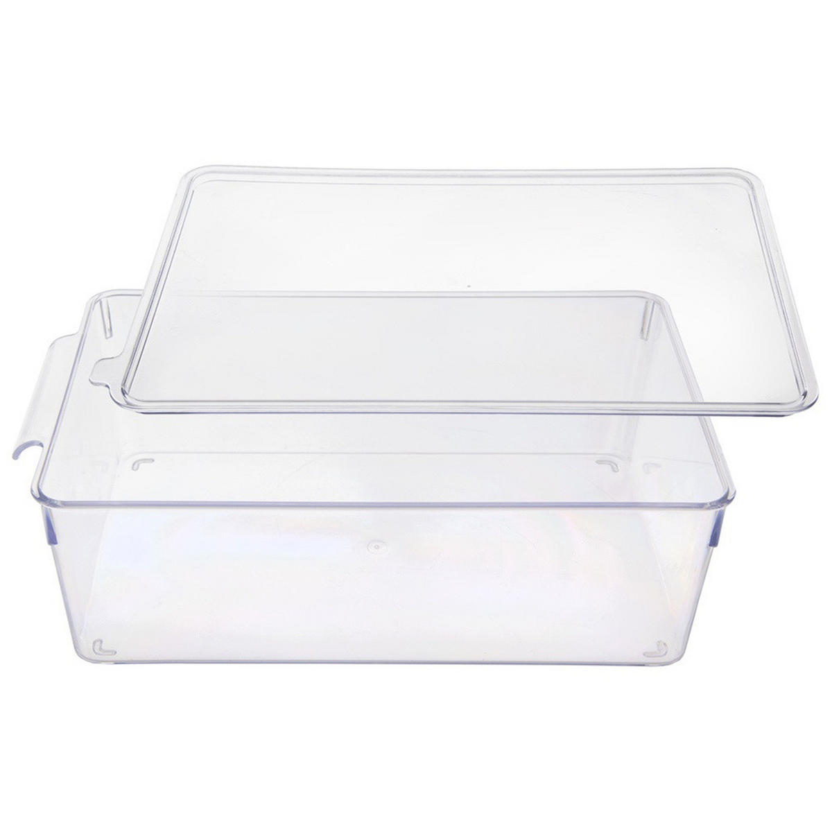 KÜHLSCHRANK-ORGANIZER mit Deckel 32,5 x 20 x 10,5 cm - Transparent, Kunststoff (32.5/10.5/20cm) - Orion 