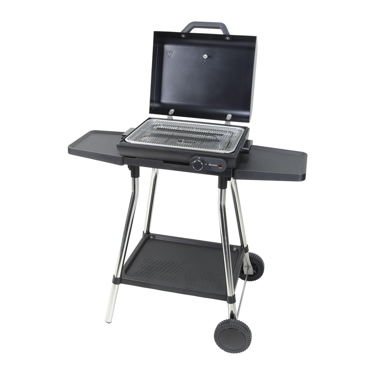 ELEKTROGRILL 2in1 BBQ928 - Schwarz, Kunststoff (27.6/84.2/58.3cm) - Sommertal