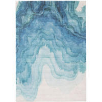 PRATELNÝ koberec Mara Modrá 160x230 cm - modrá, textil/umělá hmota (160/1cm) - KUNSTLOFT