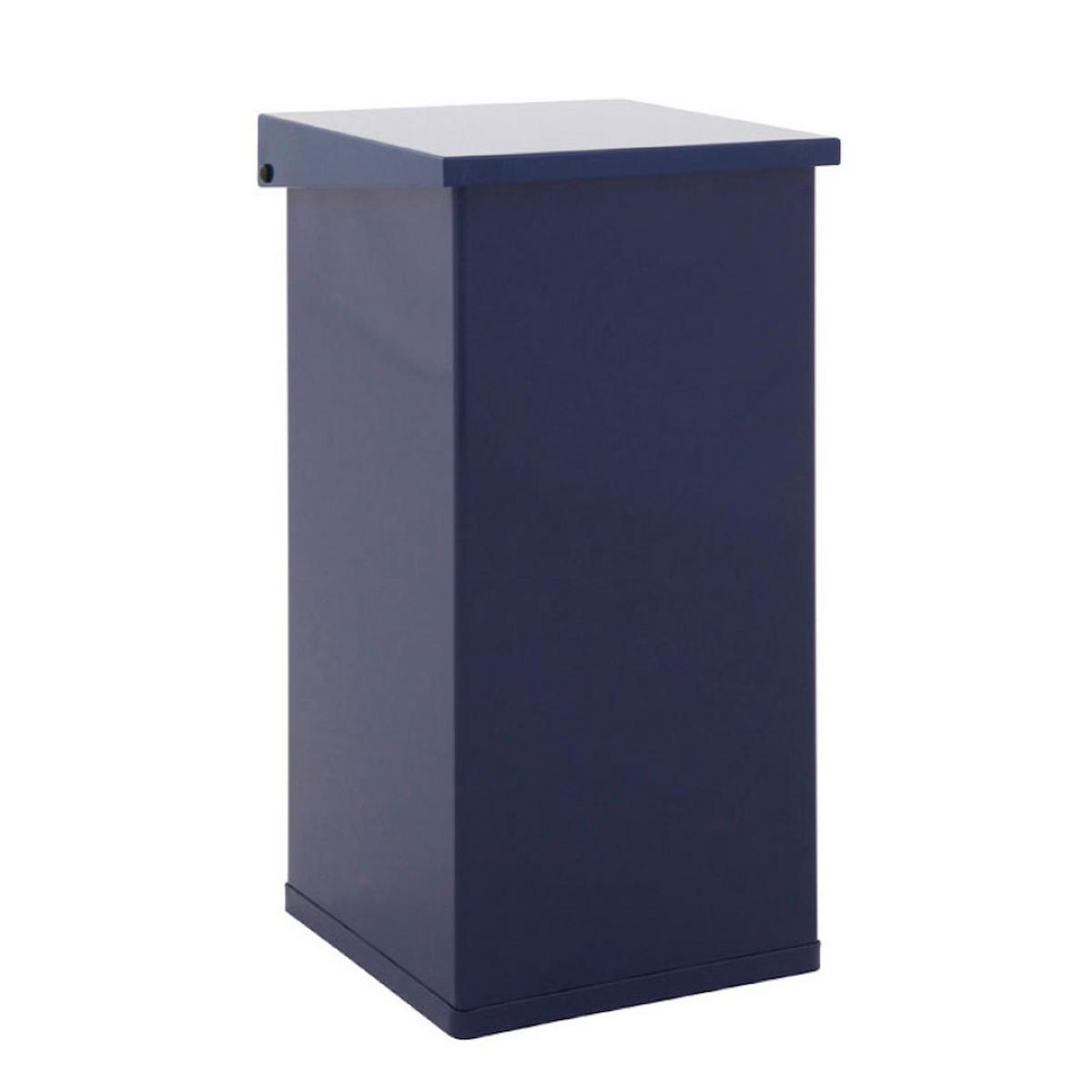 MÜLLEIMER Eckig Haiti 55 Liter 60x30x30 cm Blau - Blau, Metall (30/60/30cm) - PROREGAL