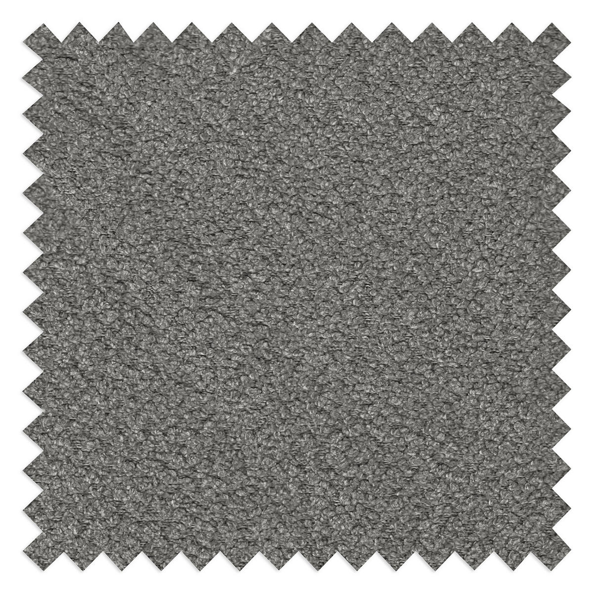 2,5-SITZER SOFA - Schwarz/Grau, Kunststoff/Textil (189/79/106cm) - home24