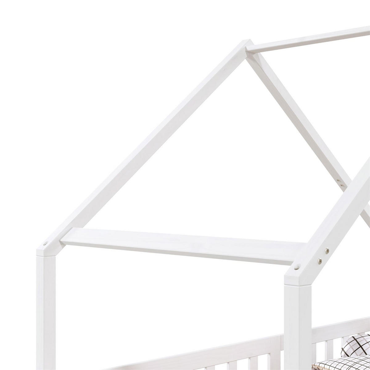 HAUSBETT CORA 90X200 CM - Weiß, Holz (96/158/206cm) - IDIMEX