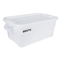 AUFBEWAHRUNGSBOX Mit Deckel und Griffen 53 Liter 27,1x44,1x70,7 cm Weiß - Weiß, Metall (44.1/27.1/70.7cm) - PROREGAL